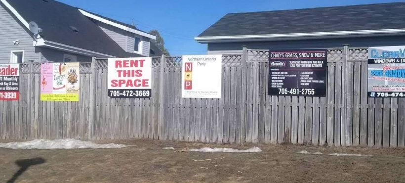 New NOP Yard Signs in North Bay